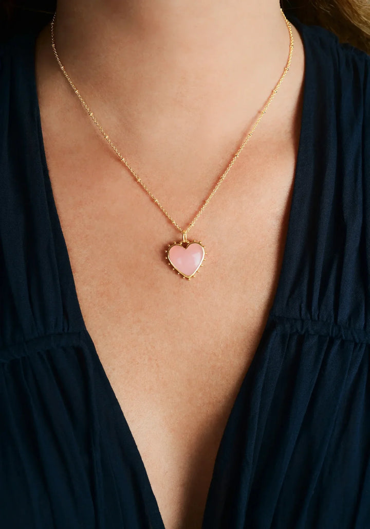 Heart with Stone Charm