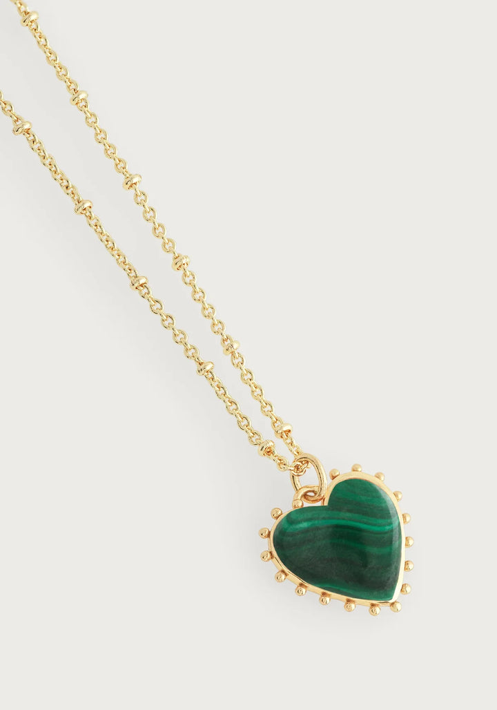 Heart with Stone Charm