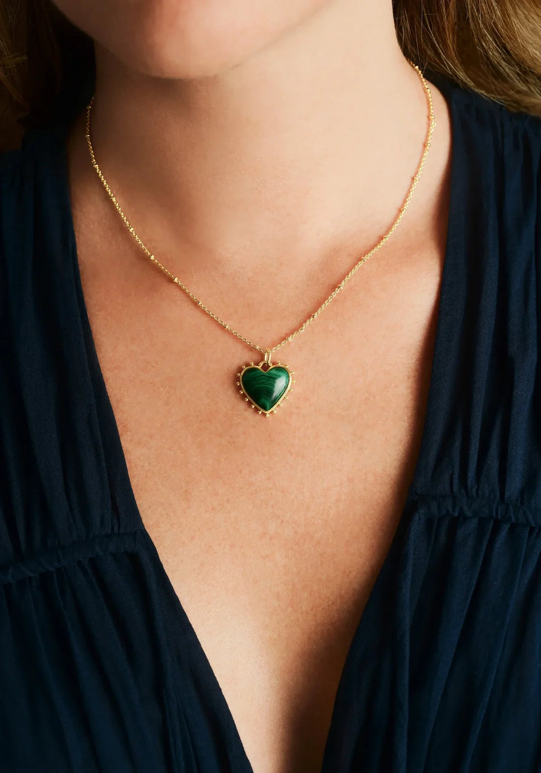 Heart with Stone Charm