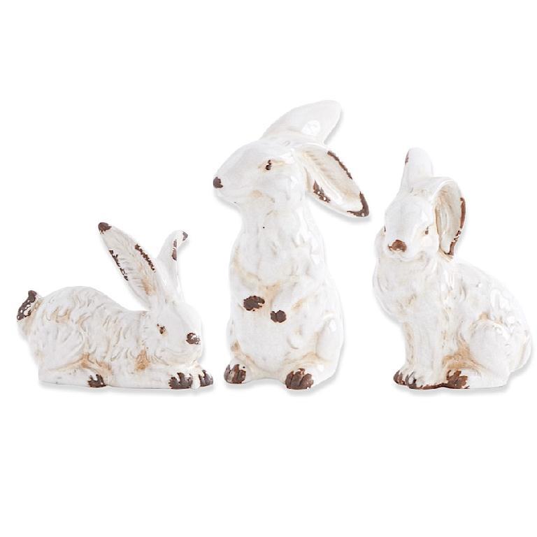 White Ceramic Bunny