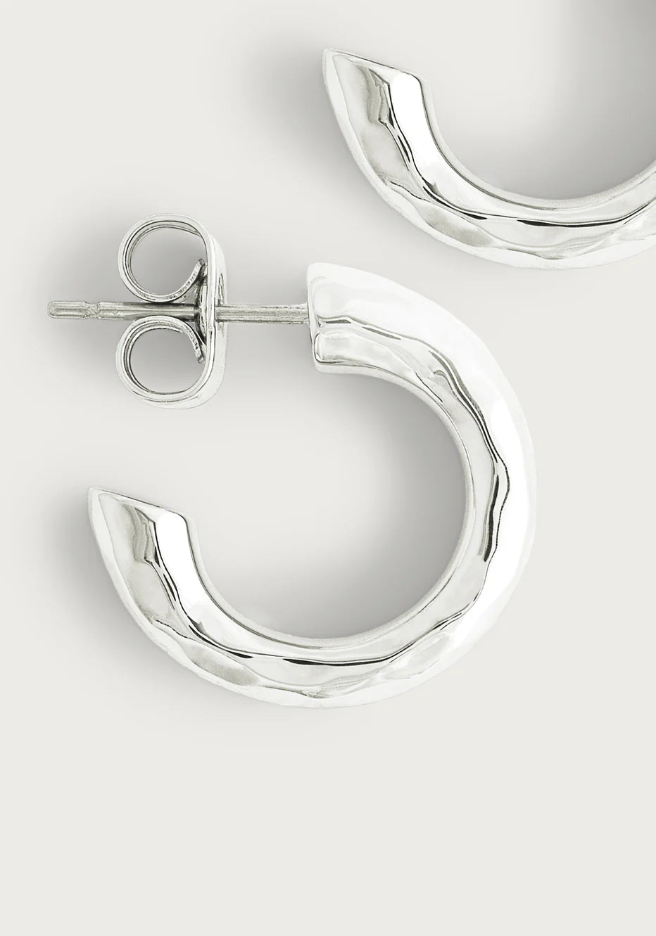 Farrier Huggie Hoop Earrings - Gold or Silver