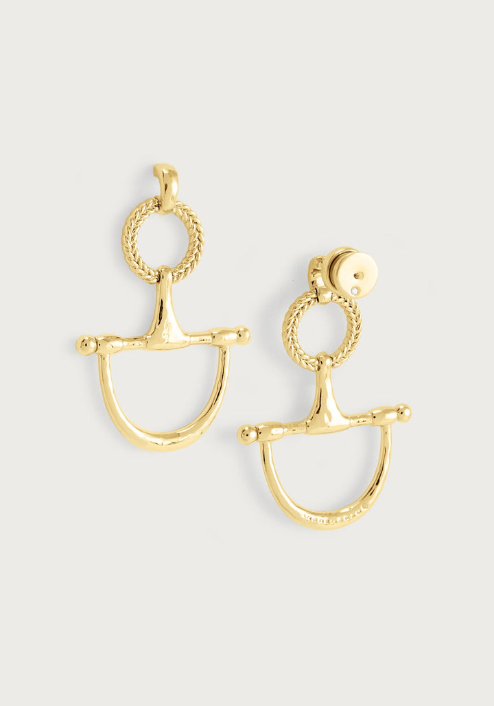 Cheval Bit Drop Earrings