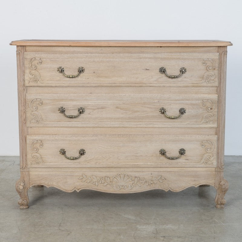 Bleached Oak Chest of Drawers