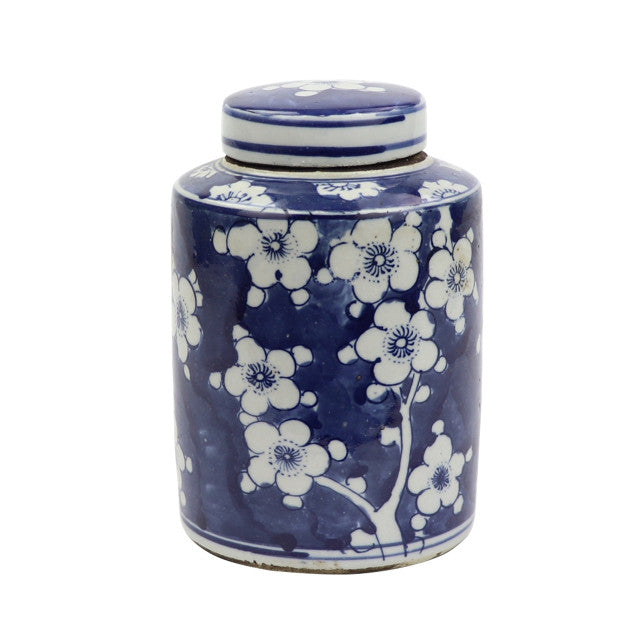 Blue & White Plum Blossom Tea Jar