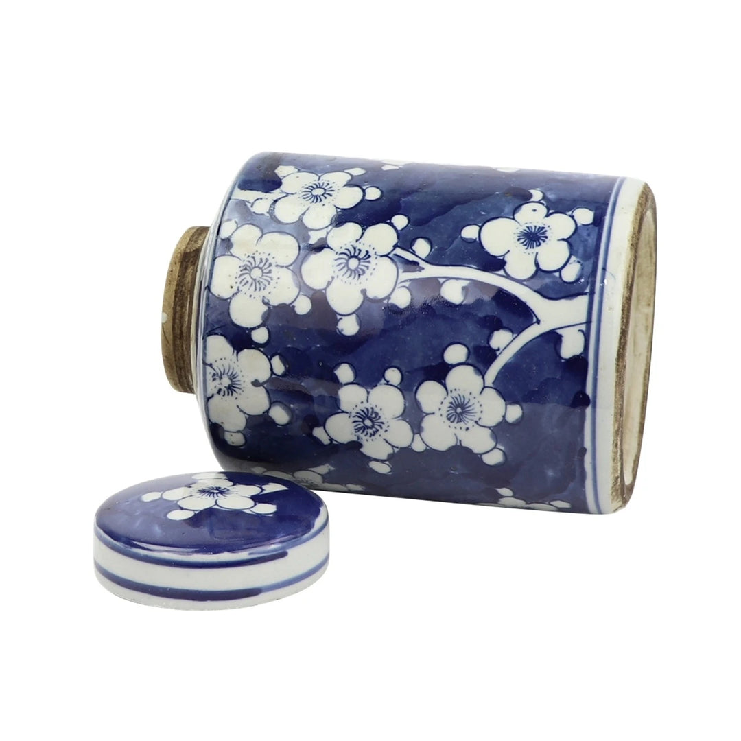 Blue & White Plum Blossom Tea Jar