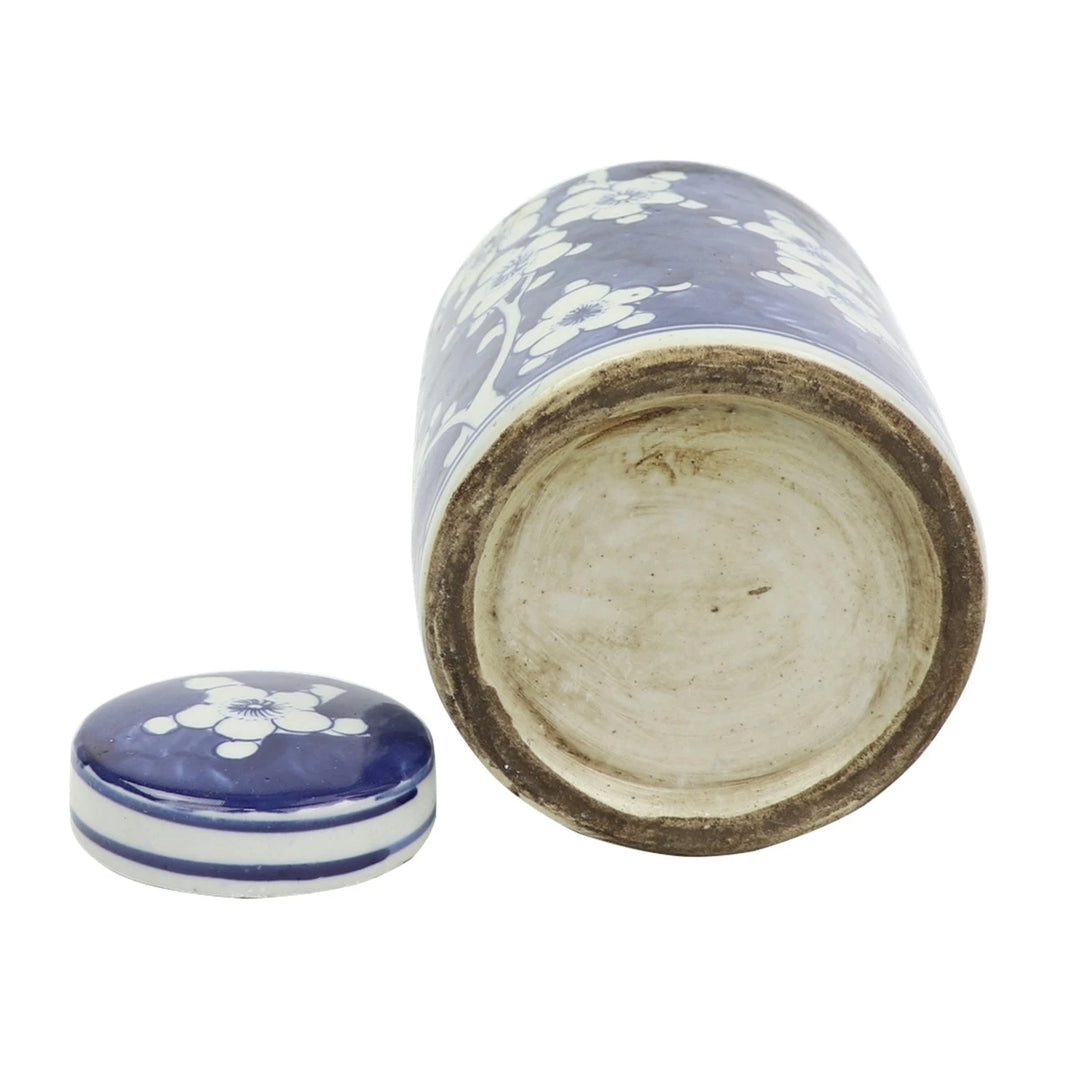 Blue & White Plum Blossom Tea Jar