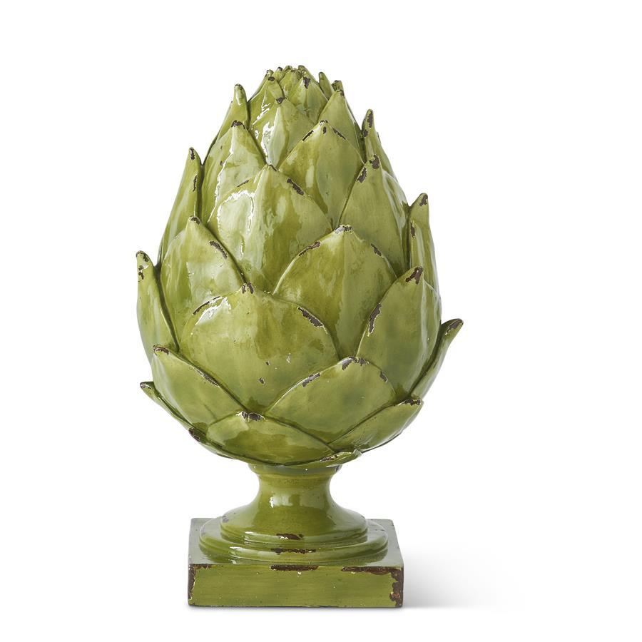 Green Artichoke Finial