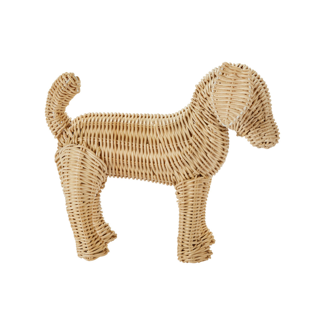 "Potcake" Wicker Dog
