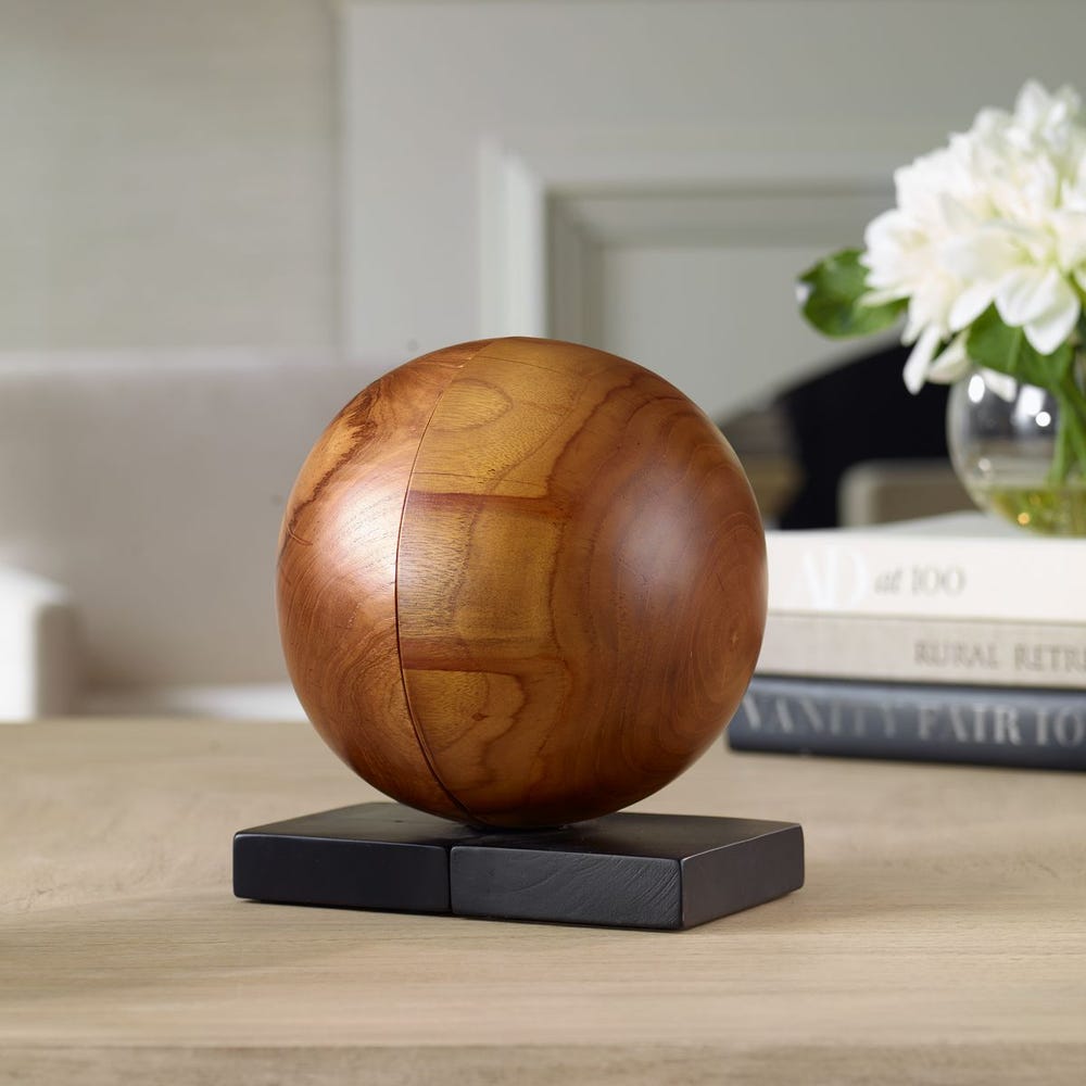 Teak & Noir Bookends