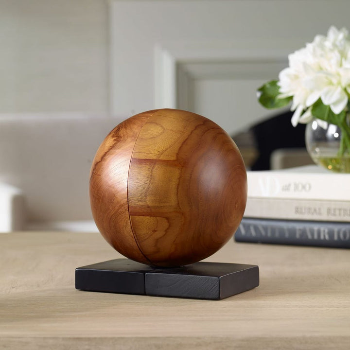 Teak & Noir Bookends