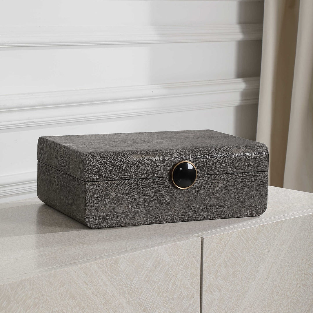 Grey Shagreen Box