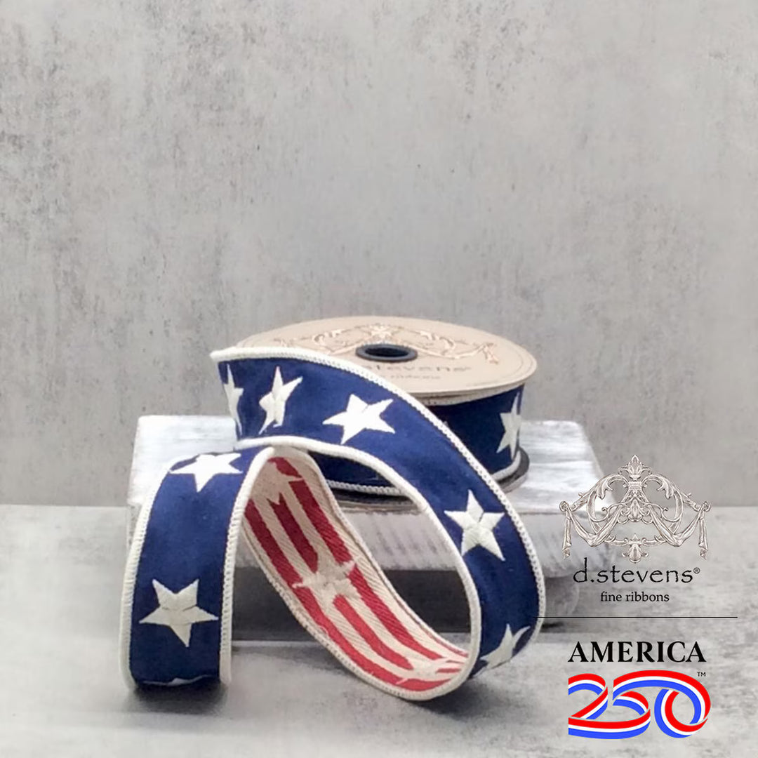 Patriotic Star Ribbon