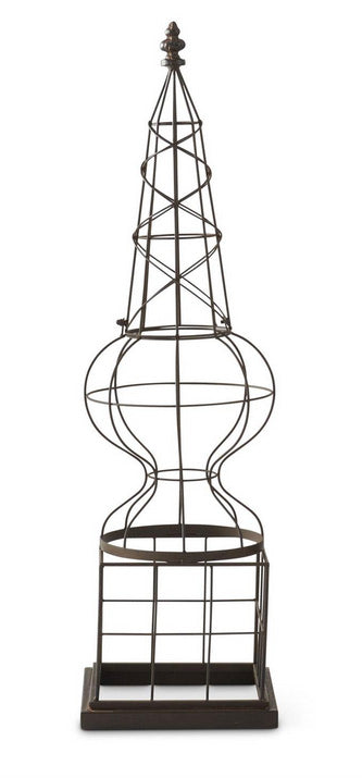 Rustic Metal Garden Finial