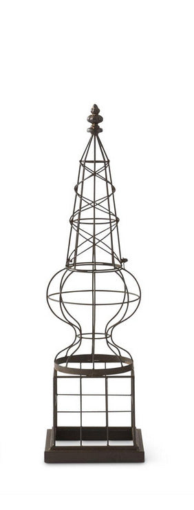 Rustic Metal Garden Finial