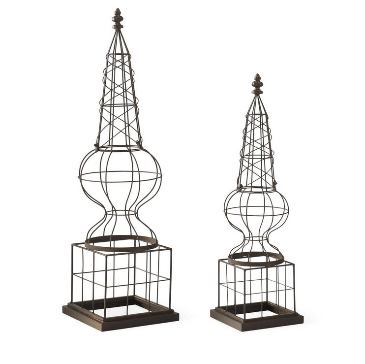 Rustic Metal Garden Finial