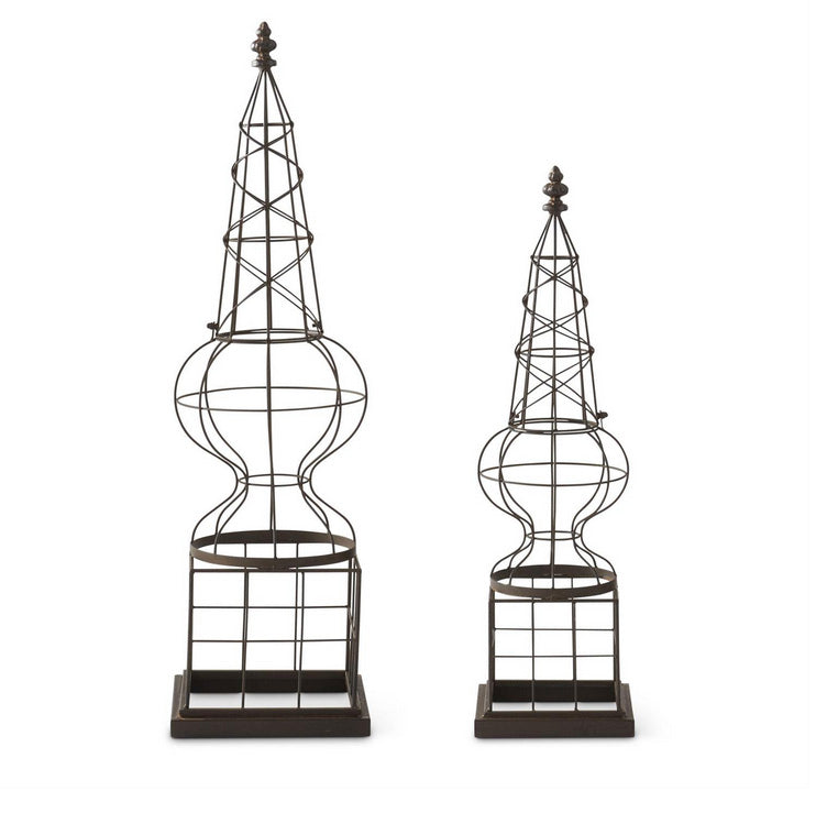 Rustic Metal Garden Finial