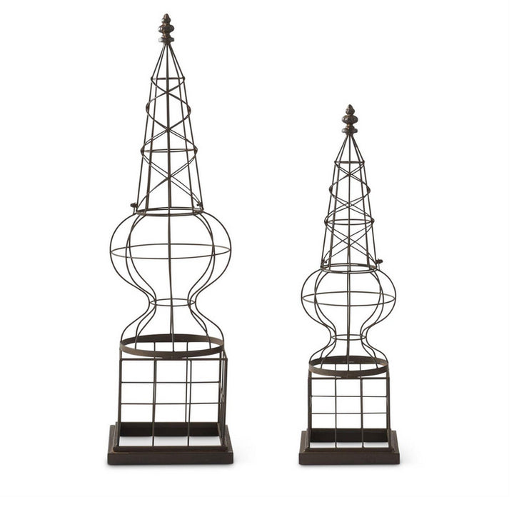 Rustic Metal Garden Finial
