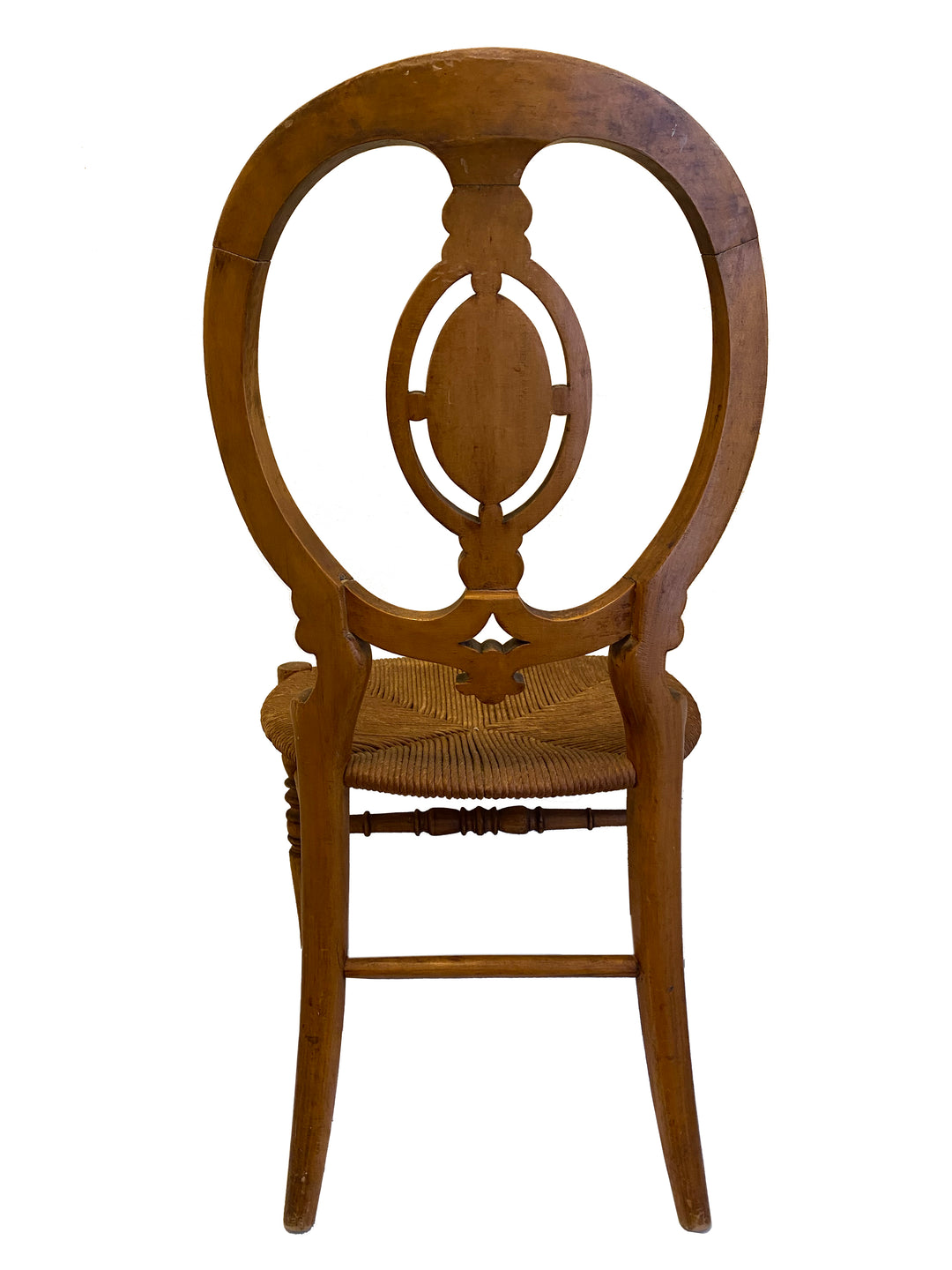 Late 19th Century Child’s Rush Seat Chair (c. 1880–1910)