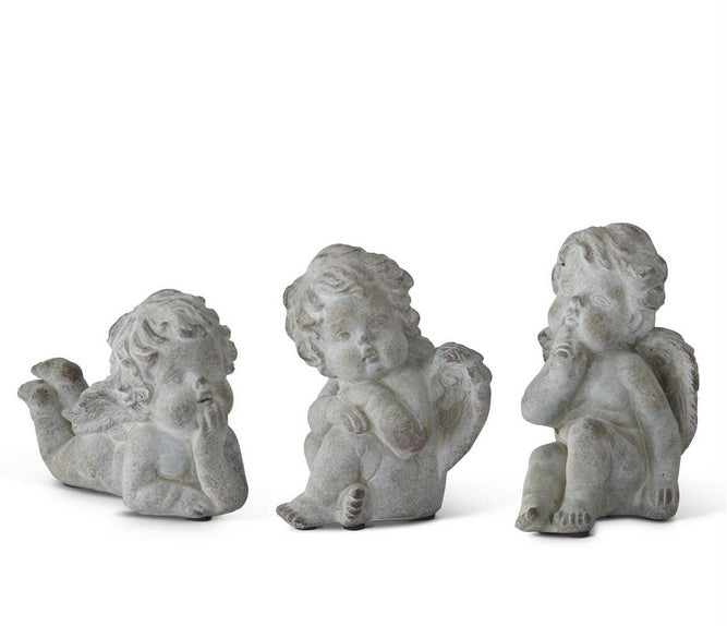 Cement Cherub Statue