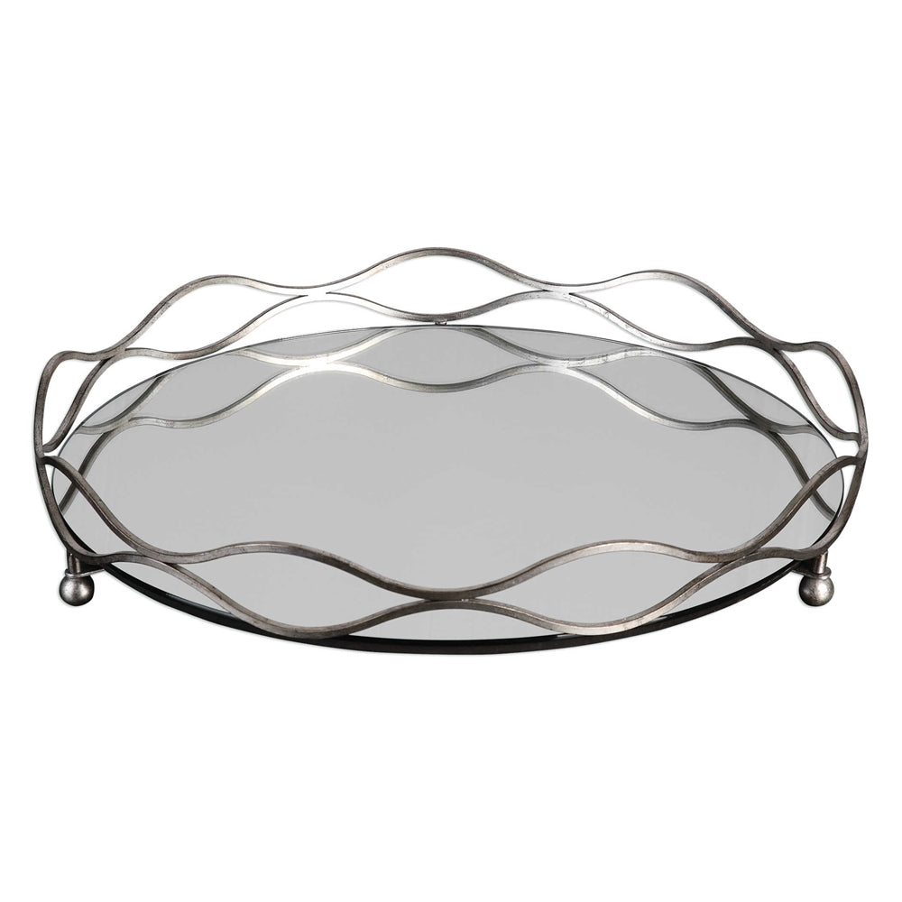 Silver Wave Tray