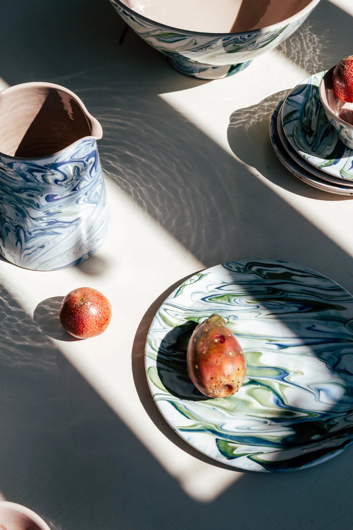 Marbled Dinner Plate - Set/4