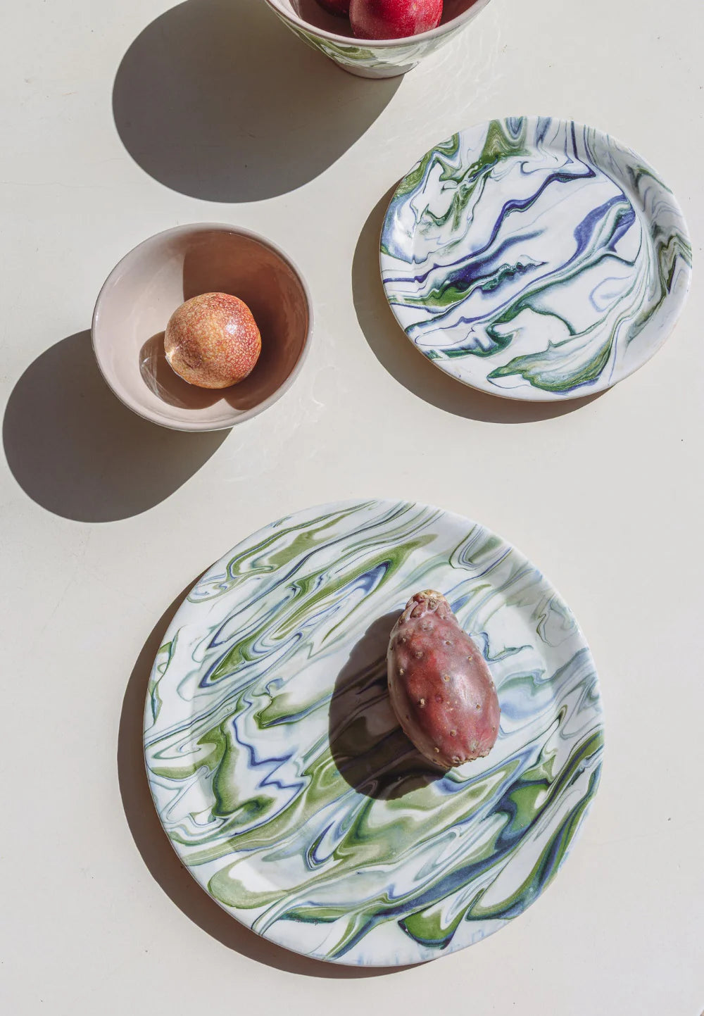 Marbled Dinner Plate - Set/4