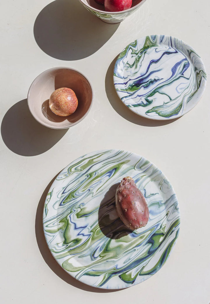 Marbled Salad Plate - Set/4