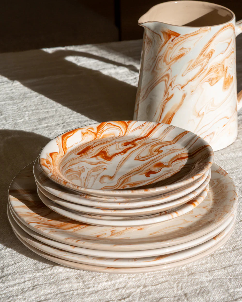 Marbled Salad Plate - Set/4