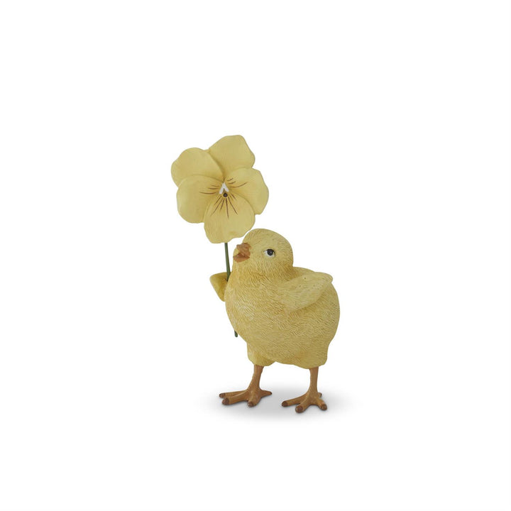 Chick with Flower