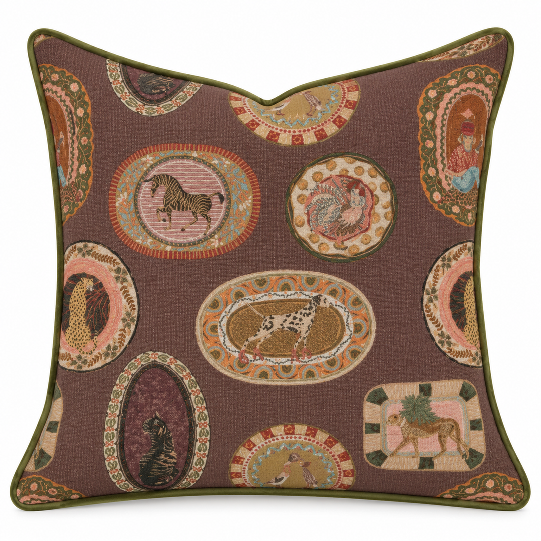Pillow 21 - Selborne Burgandy