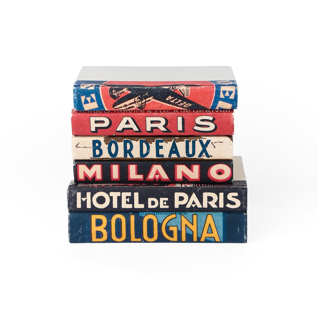 Grand Tour Book Stack, Set/6
