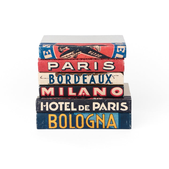 Grand Tour Book Stack, Set/6