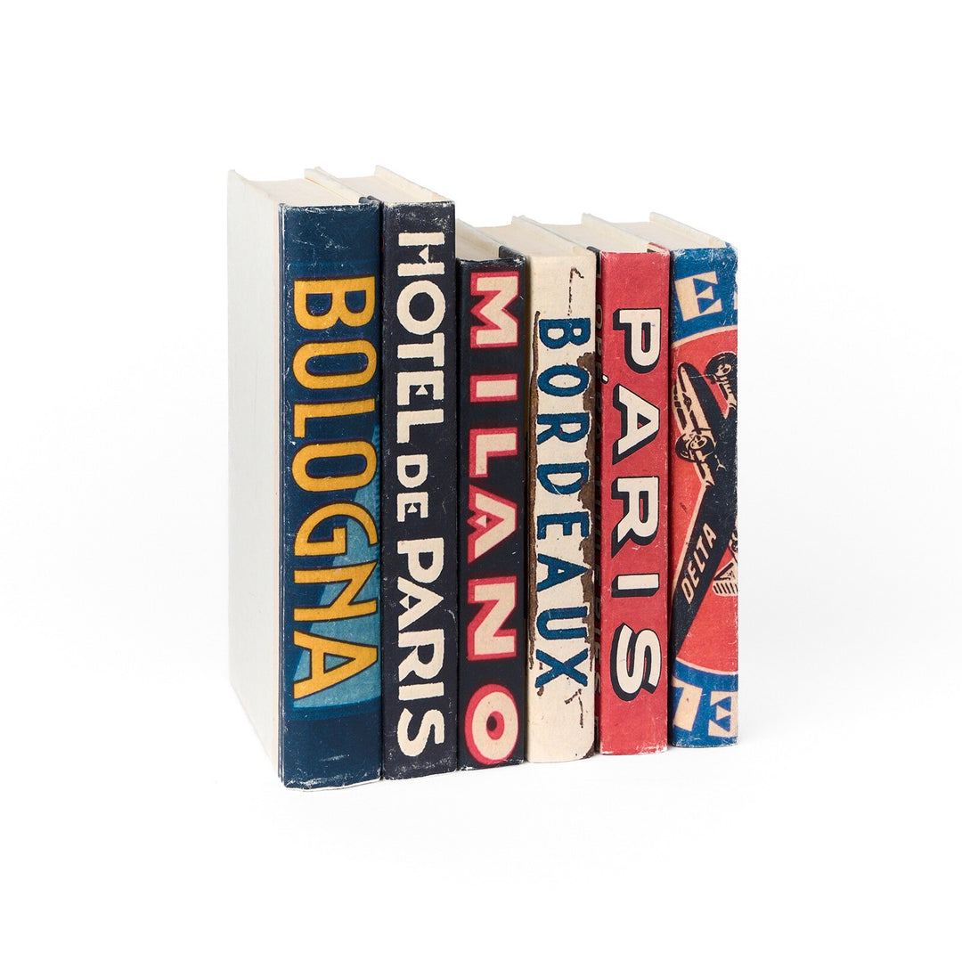 Grand Tour Book Stack, Set/6