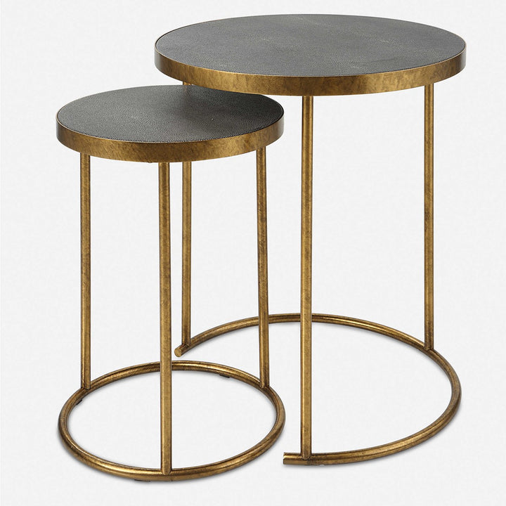 Shagreen Nesting Tables