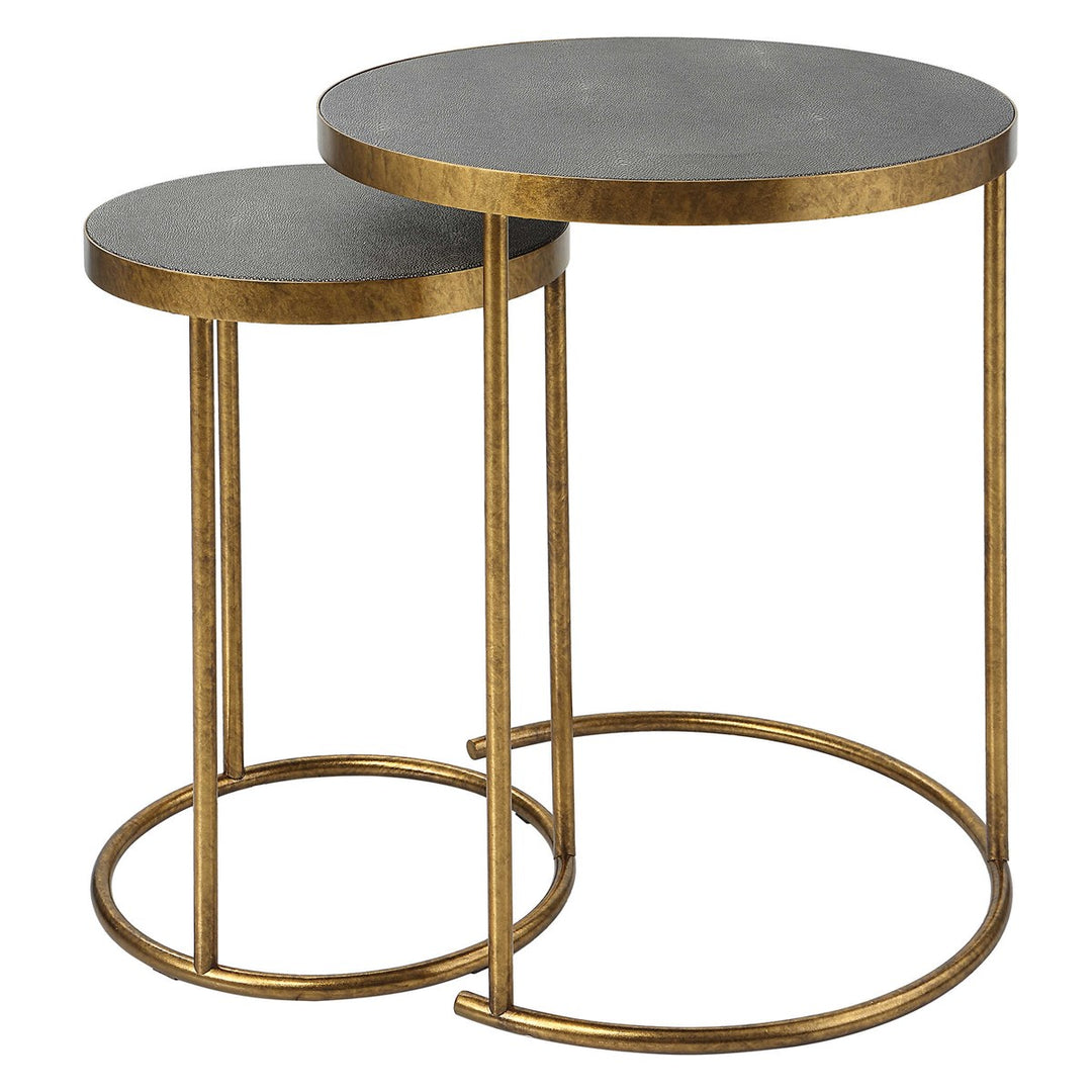 Shagreen Nesting Tables