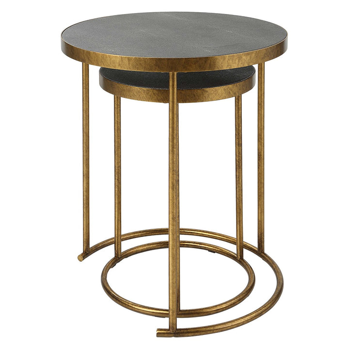 Shagreen Nesting Tables