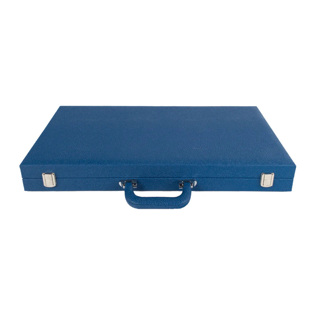 Blue Onyx Backgammon Set