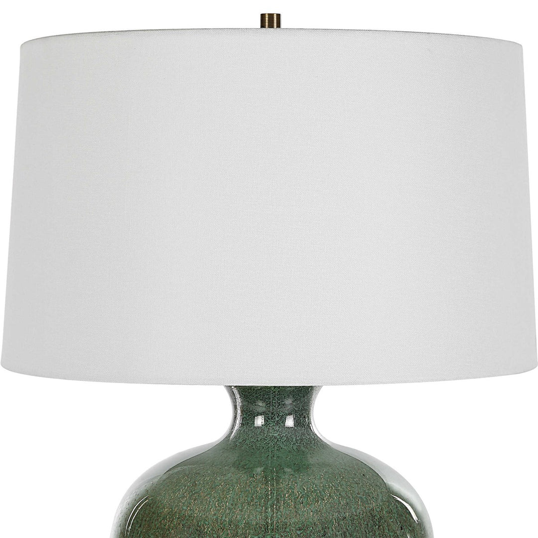 Green Glaze Lamp