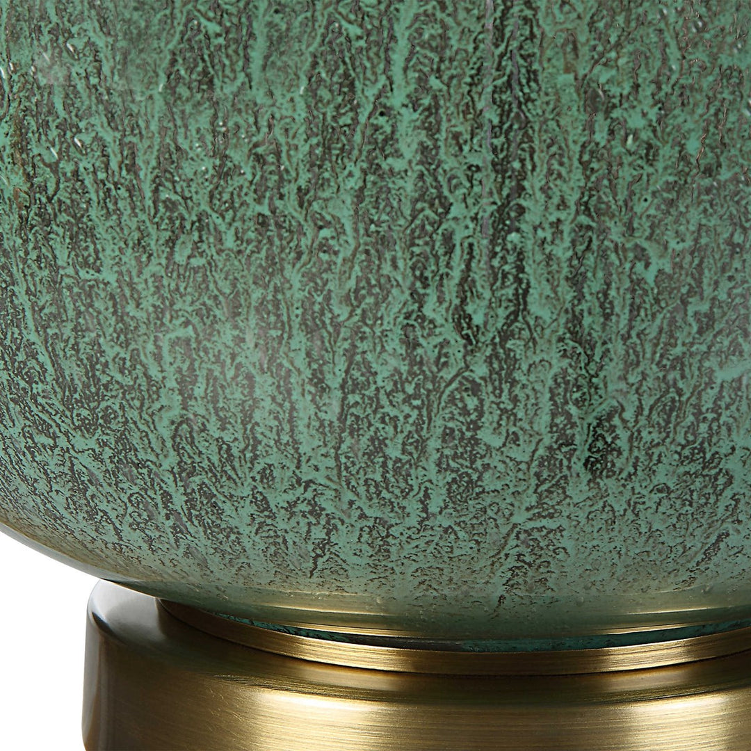 Green Glaze Lamp