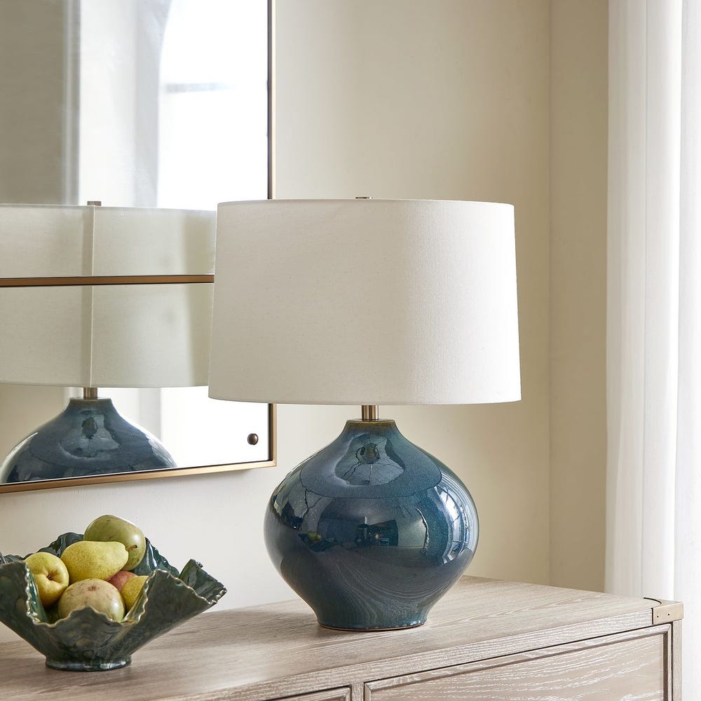 Hudson Indigo Table Lamp