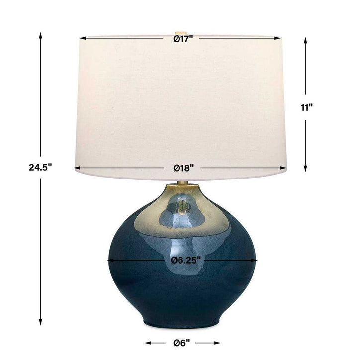 Hudson Indigo Table Lamp