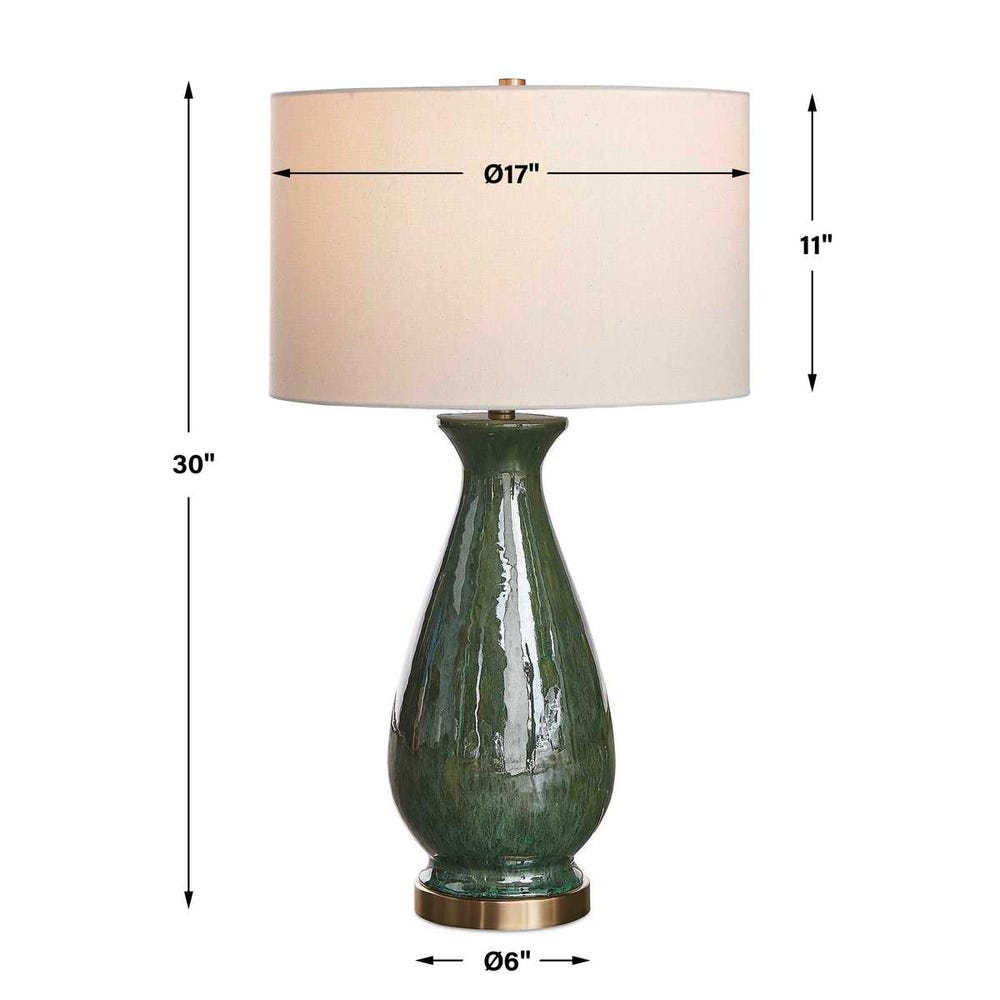 Greenwater Column Table Lamp