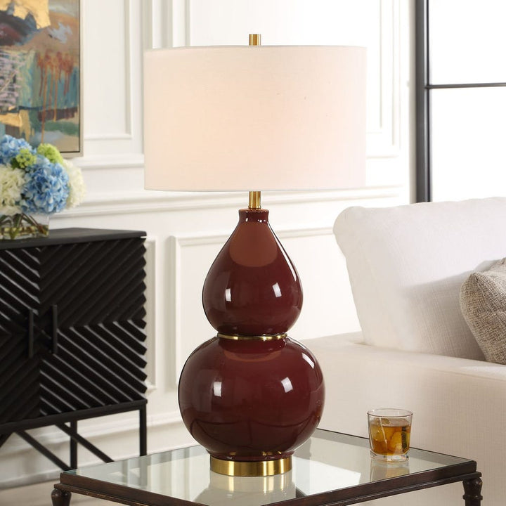 Bordeaux Gourd Lamp