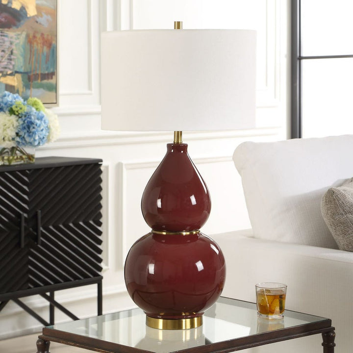 Bordeaux Gourd Lamp