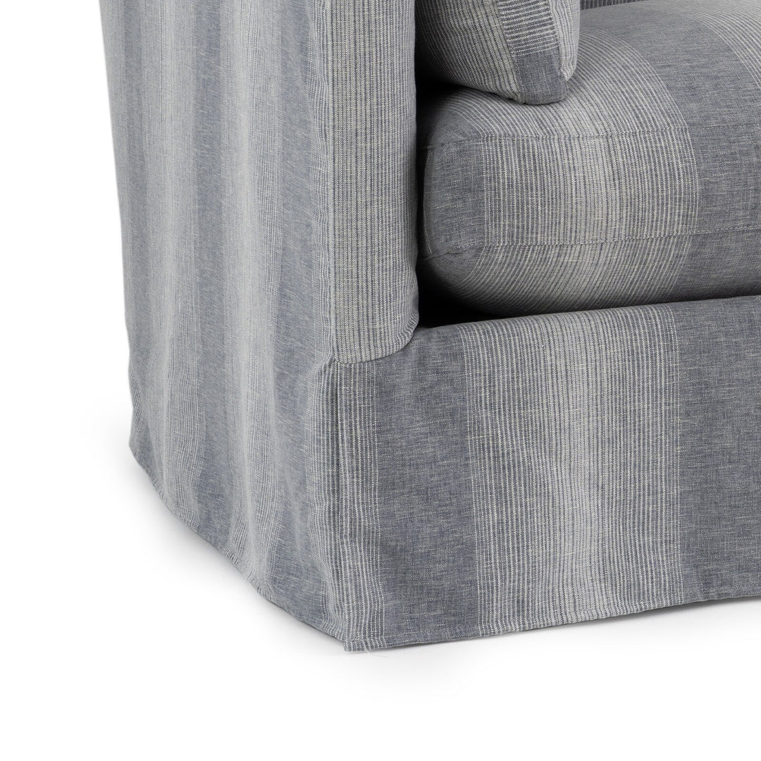 Slipcovered Bench Seat Sofa