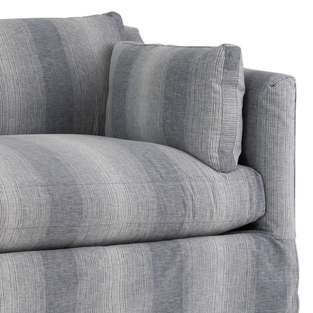 Slipcovered Bench Seat Sofa