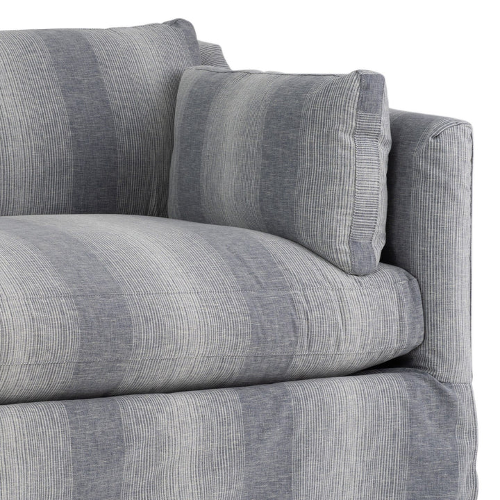 Slipcovered Bench Seat Sofa