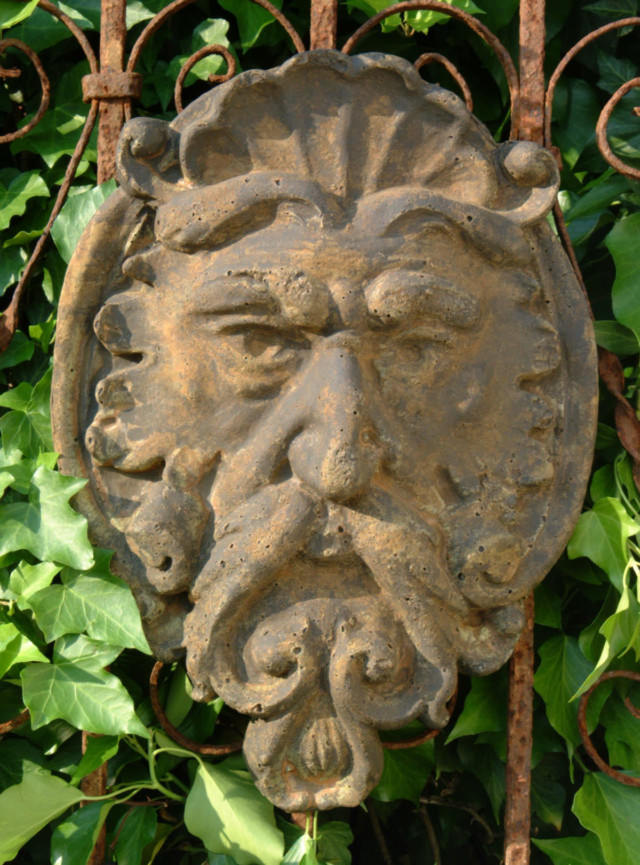 Green Man Plaque