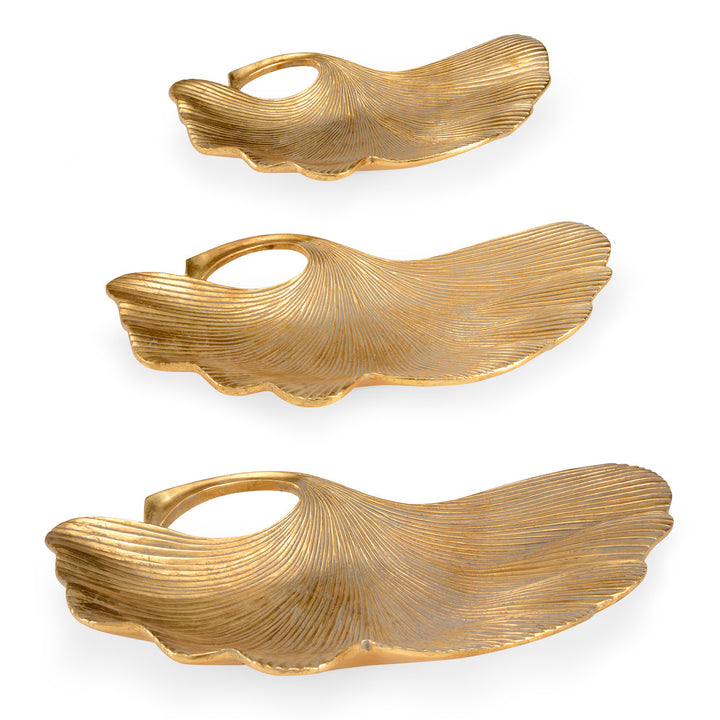 Gold Lotus Leaf Tray