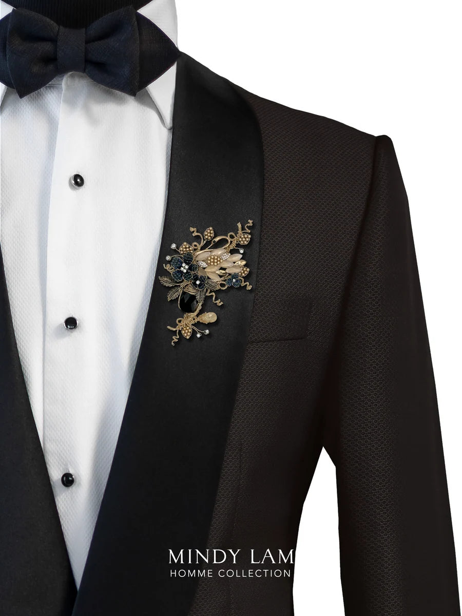 Pearl Song of the Swan Lapel Pin